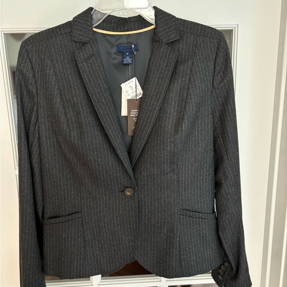 J. Crew Women’s Italian Wool Blazer, Size 4, NWT